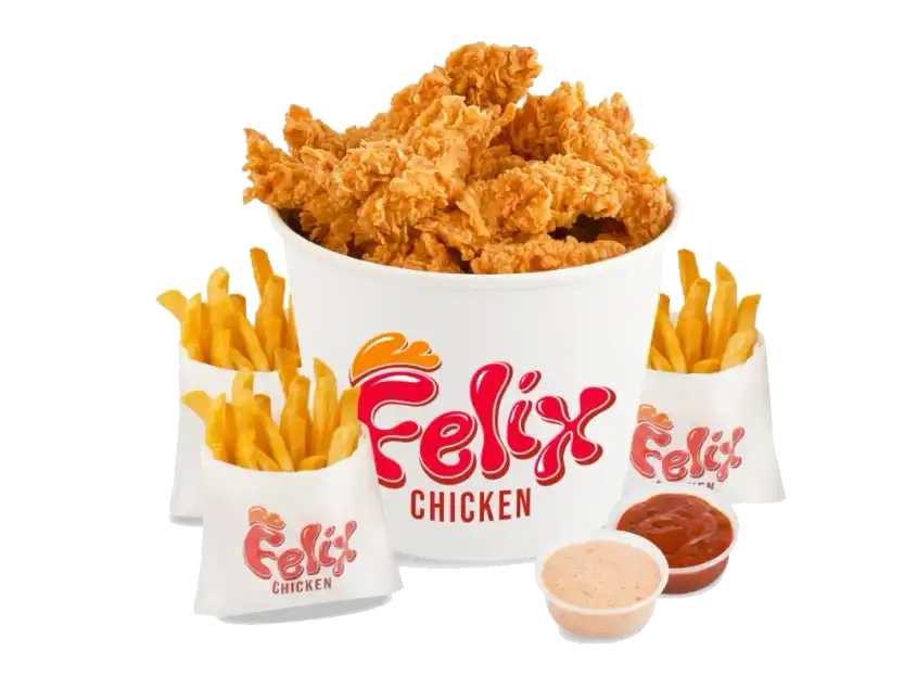 kubełek 15 strips felix